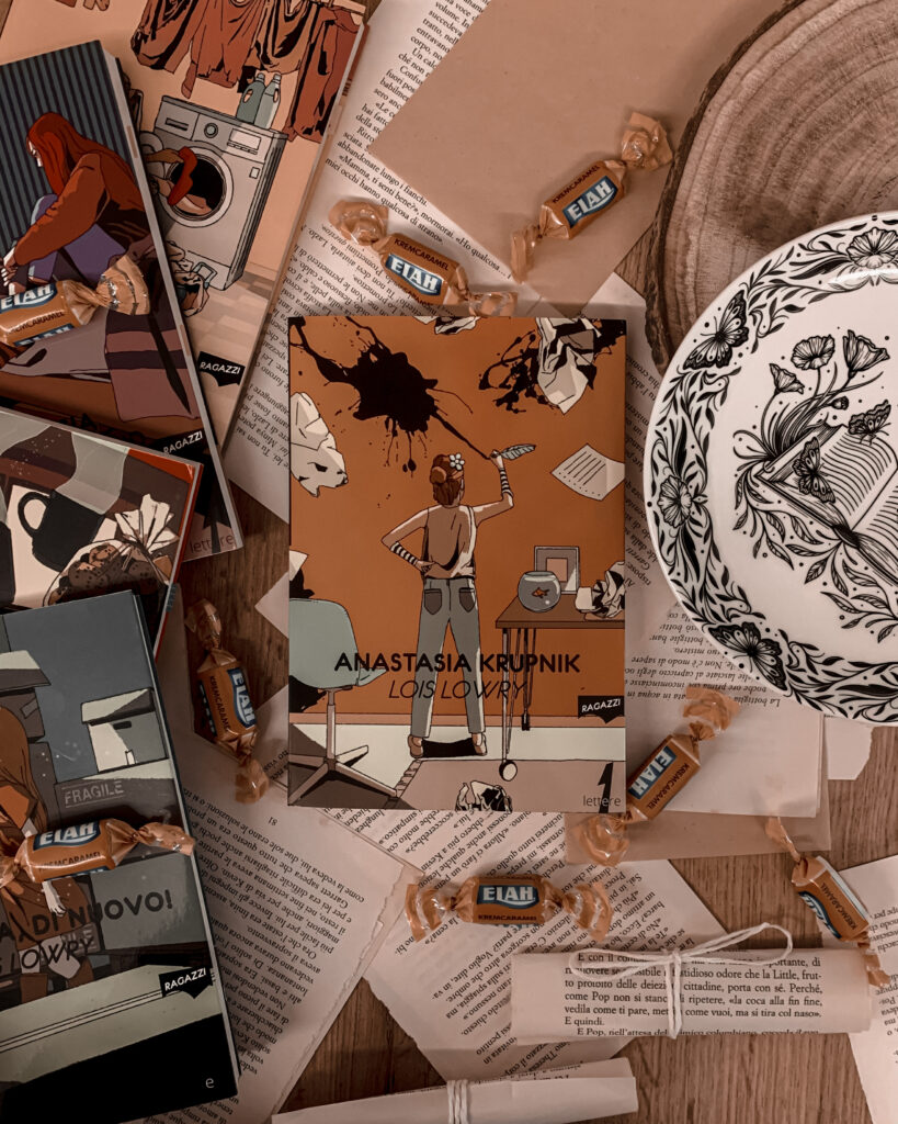 Anastasia Krupnik, Lois Lowry, 21Lettere, serie di libri, The giver, libri per ragazzi, libri per bambini, adolescenza, fratellino, famiglia, primo amore, libri divertenti, scrittura semplice, prime letture